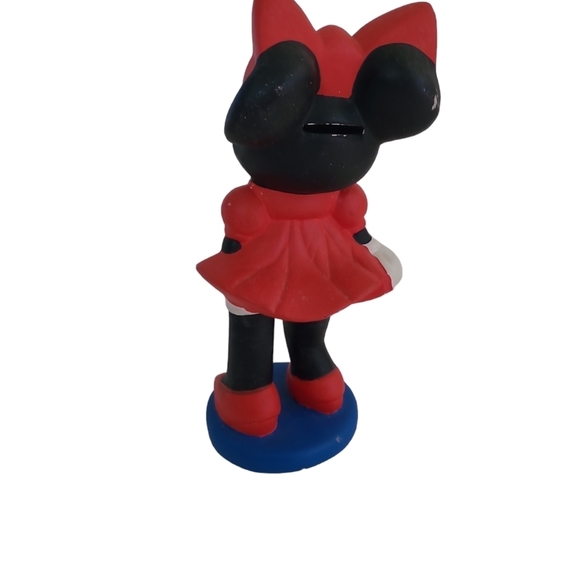 VINTAGE Disney Minnie Mouse Chalkware Plaster Piggy Coin Bank   Mexico  12" - Picture 4 of 16